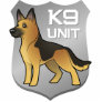 K9 Unit Cartoon German Shepherd