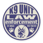 K9 Unit In Dogs We Trust Blue