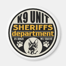 K9 Unit Sheriff's Department Magnet