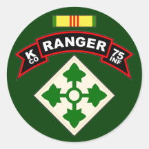 K Co, 75th Infantry Regiment - Rangers, Vietnam Stickers