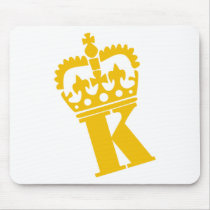 K - Letter - Name Mouse Mats