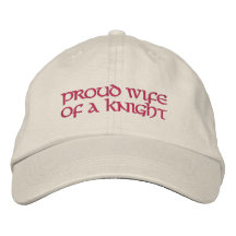 K of C "Proud Wife of a Knight" Baseball Hat Baseball Cap