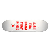 k.s.i the band that rocks custom skate board