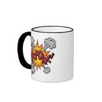 Ka Pow! Cartoon Coffee Mugs