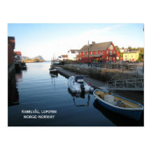 Kabelvåg, Lofoten Postkort Postcard