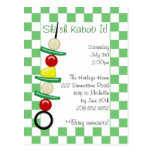 Kabob de Shish il invitation cartes postales