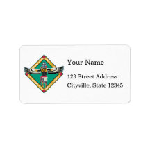 Kachina Dancer Address Label