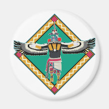 Kachina Dancer Refrigerator Magnet
