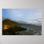 kaena point sunset oahu print