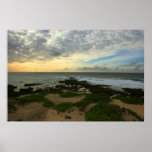 kaena point sunset oahu posters