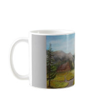 Kaffeetasse"Haus in den Bergen"