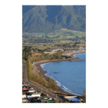 Kaikoura scenic coastal township New Zealand Stationery Paper