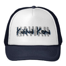 Kailua Kona Hawaii blue hat