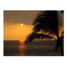 Kailua-Kona, Hawaii, Sunset Postcard