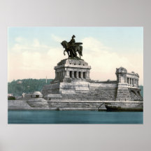 Kaiser Wilhelm I Statue Posters
