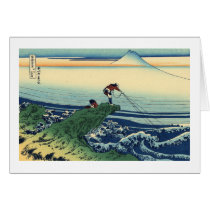 Kajikazawa in Kai Province Card