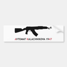**KALACHNIKOV** BUMPER STICKER