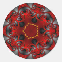 Kaleidoscope134 Round Sticker