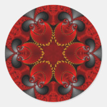 Kaleidoscope134 Round Stickers
