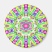 Kaleidoscope Circus Fridge Magnet