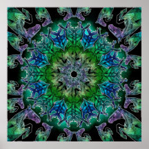 Kaleidoscope Horse Print