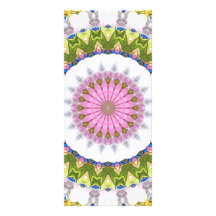 Kaleidoscope In Green and Blue Custom Rack Cards