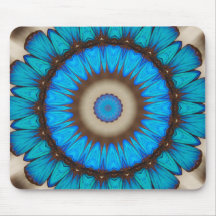 Kaleidoscope Morpho Butterflies Mousepad