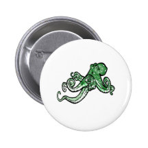 Kaleidoscope Octopus Pin