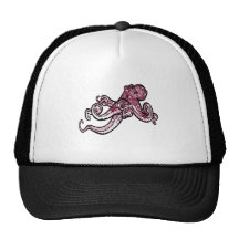 Kaleidoscope Octopus Trucker Hat