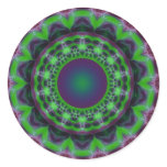 Kaleidoscope round sticker
