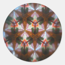 Kaleidoscope Round Sticker