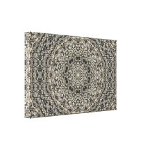 Kaleidoscope Stones Stretched Canvas Print