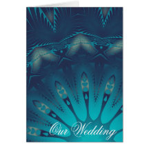 Kaleidoscope Wedding Invitation Cards