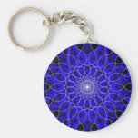 kaleidoscopic blue keychain by SWOLFY!