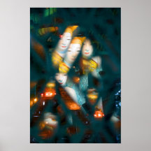 Kaleidoscopic Buddha Poster