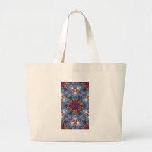 KALEIDOSCOPIC  INTRICATE MELLOW PATTERN CANVAS BAGS