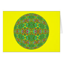 Kaleidoscopic Orb Greeting 2 Cards