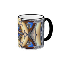 Kaleidoscopic Wrought Iron Coffee Mug