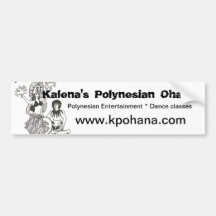 Kalena's Bumper Sticker.