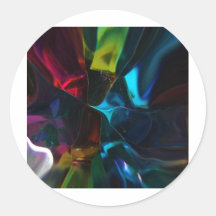 Kalidescope Round Sticker