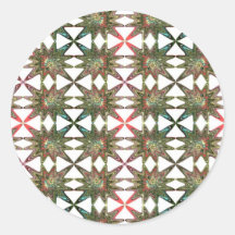 Kalidescope Round Stickers