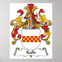 Kalle Family Crest Posters
