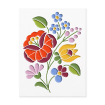 Kalocsa Embroidery - Hungarian Folk Art