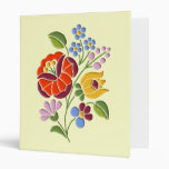 Kalocsa Embroidery - Hungarian Folk Art Binders