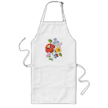Kalocsa Embroidery - Hungarian Folk Art long apron