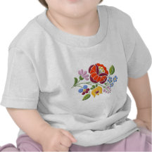 Kalocsa Embroidery - Hungarian Folk Art T-shirt
