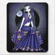 "Kami" Purple Moon Sari Fairy Mousepad mousepads