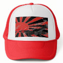 Kamikaze Bomber Japanese Rising Sun Flag - Custom hats