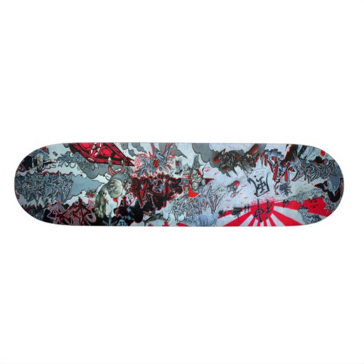 KamiKaze Skateboard - Graffiti Sk8 Deck
