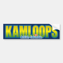 Kamloops Bumper Bumper Stickers